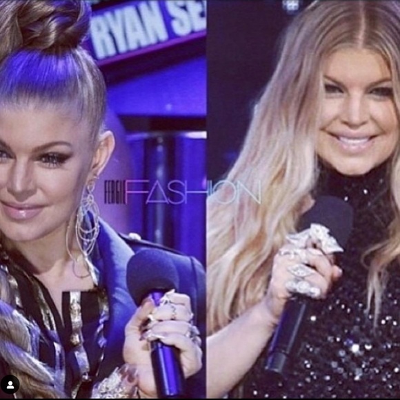 LOREE RODKIN 18K White Gold Spherical Star Drop Diamond Earrings - Picture 3 of 14